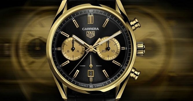 Tag Heuer Carrera Chronograph Yellow Gold